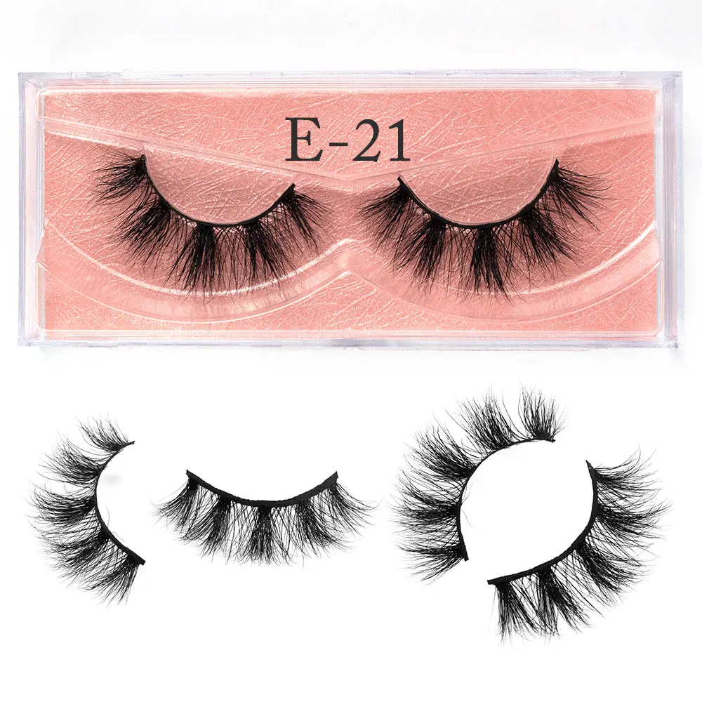 

Faux Mink Hair False Eyelashes Wispy Criss-cross Fluffy Thick Natural Handmade Lash Cruelty-free Eye Makeup Tools