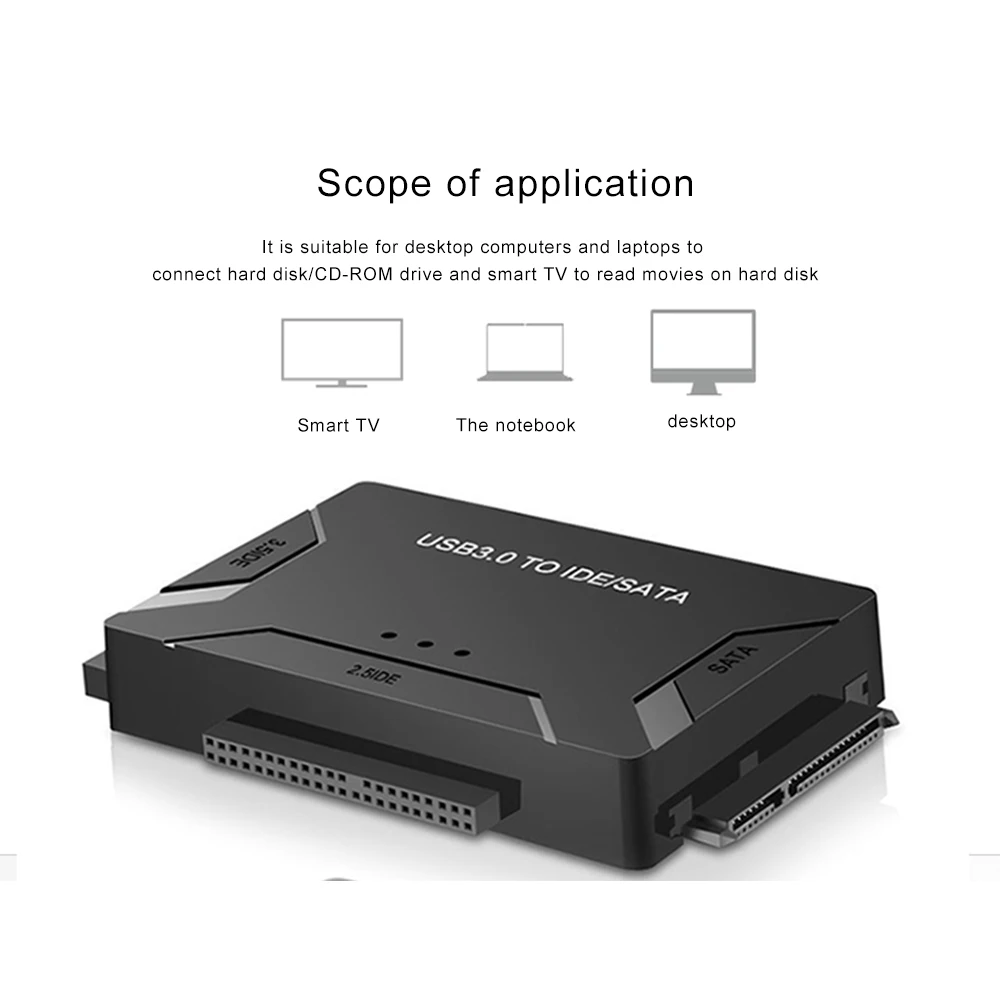Адаптер USB 3 0 SATA IDE адаптер PATA USB3.0 преобразователь данных для ПК ноутбука 2 5 дюйма
