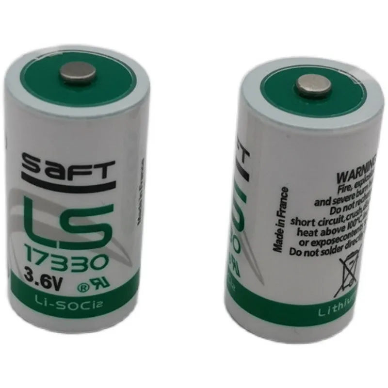 

2 шт./лот SAFT LS17330 3,6 в 2100 мАч 2/3A 17330 одноразовые неперезаряжаемые Аккумуляторы для детектора газа, сигнализации, литиевая батарея