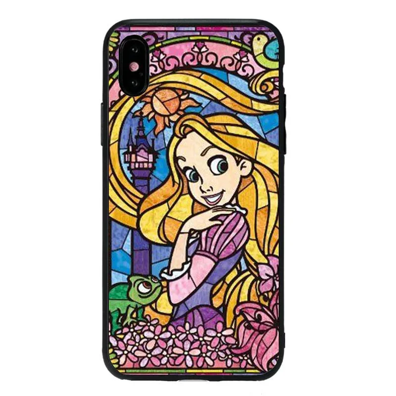 Роскошный резиновый чехол для iPhone 8 7 6 6S Plus X XR XS Max 5 5S SE с изображением сказочной
