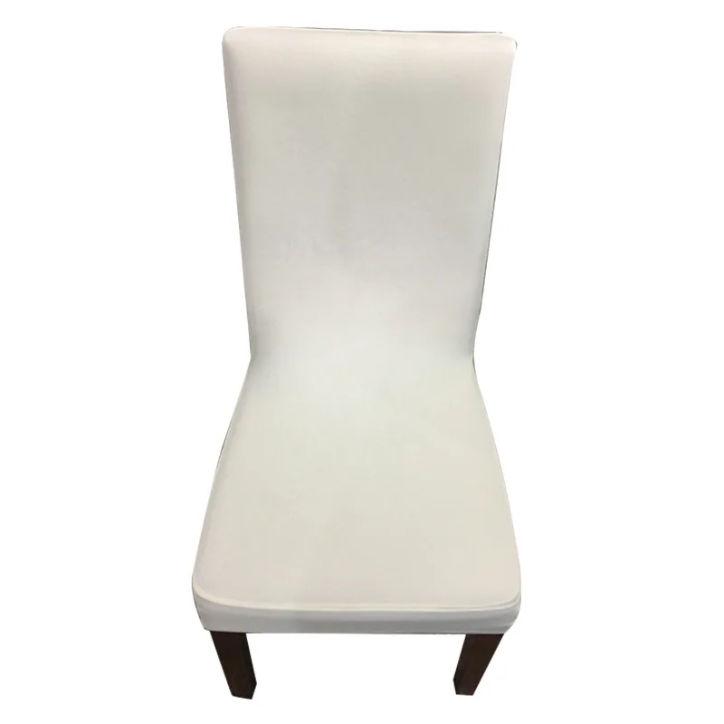 Современные эластичные чехлы для стульев полуоткрытые тапочки из материала