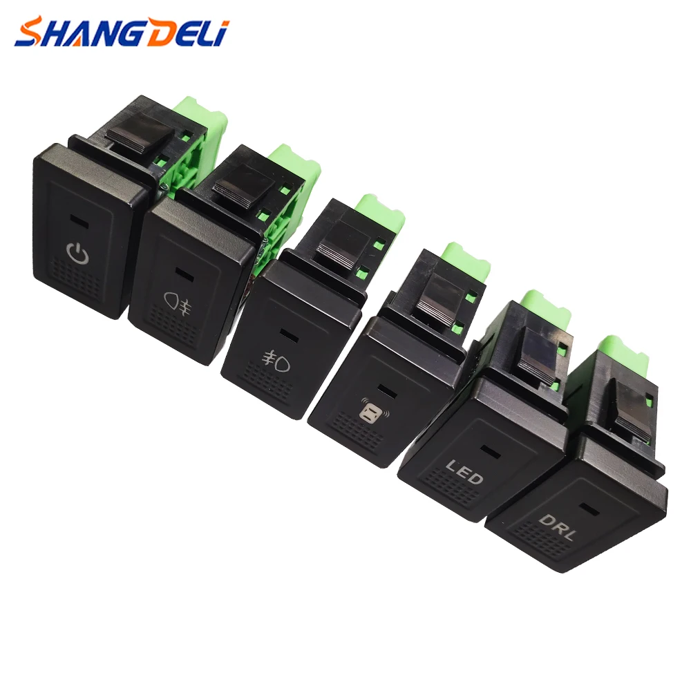 

Автомобисветильник светодиодный радар DRL Power, передний и задний противотуманный переключатель с проводом, автомобильные аксессуары для Suzuki SX4 Swift Grand Vitara 2006-2012