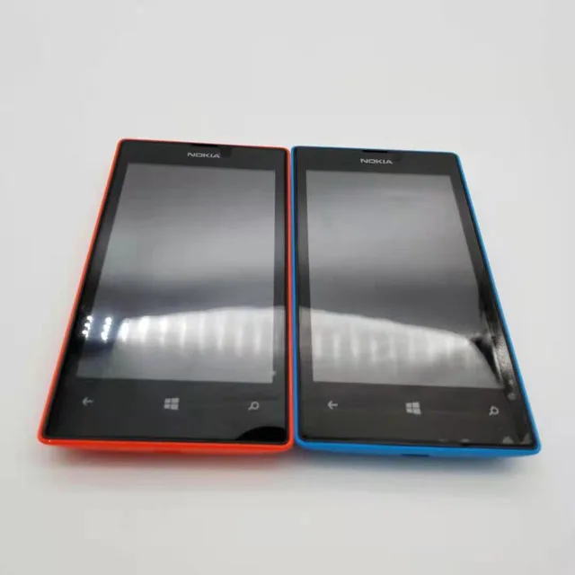 nokia lumia 525 refurbished original nokia 525 windows mobile phone dual core 4 ips 8gb 5 0mp one year warranty refurbished free global shipping