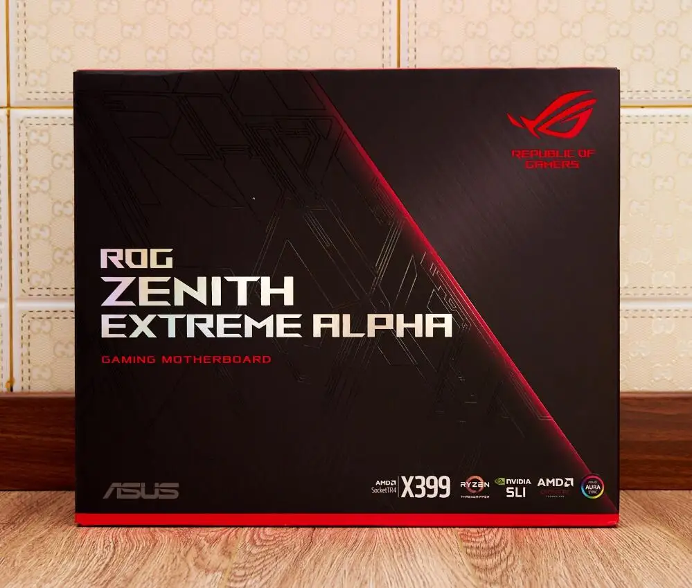 Материнская плата Asus ROG Zenith Extreme Alpha x397/TR4 DDR4 128 ГБ PCI E 3 0 USB3.1 M.2 DIMM.2 RAID материнская