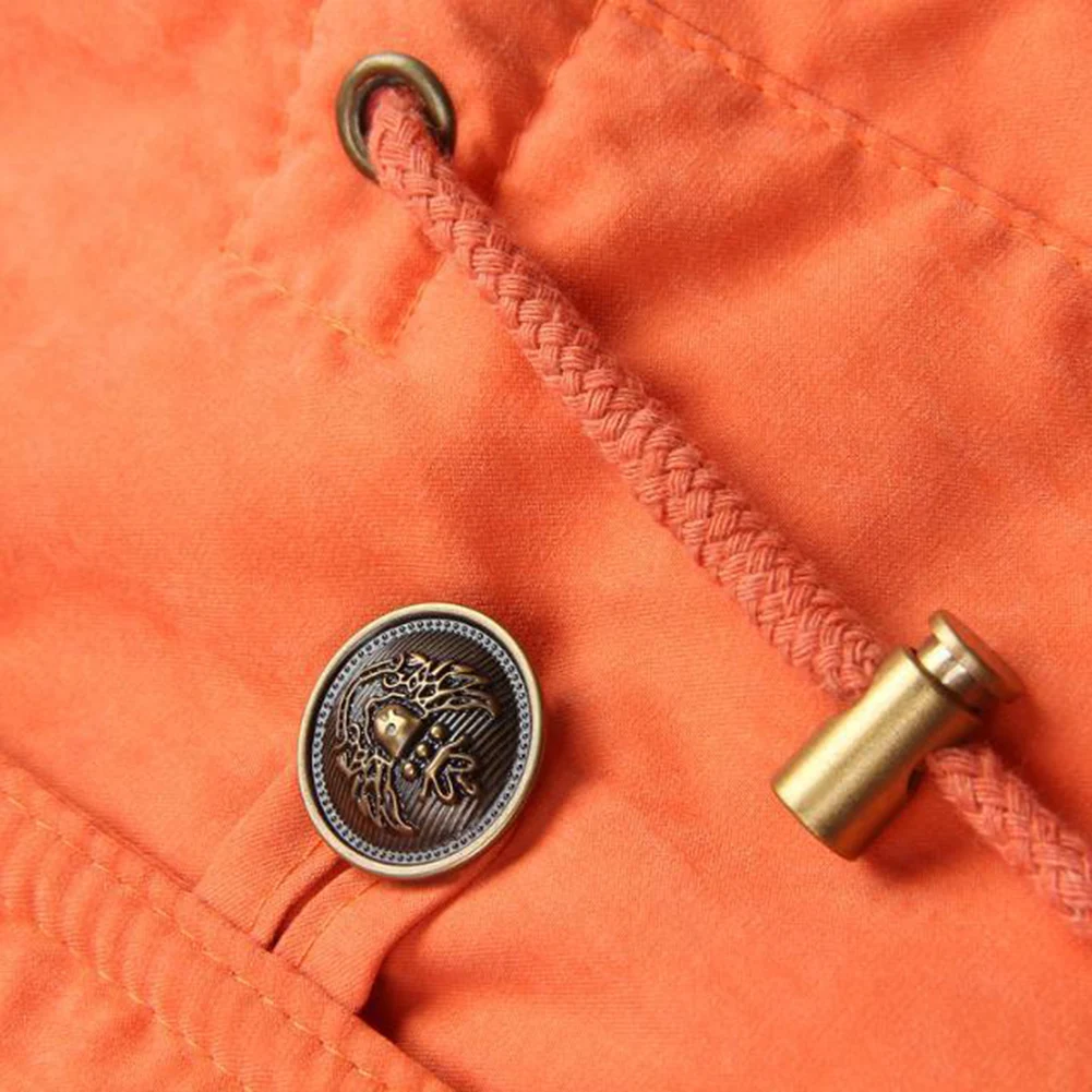 Женское длинное пальто с капюшоном однотонная парка оверсайз средней длины