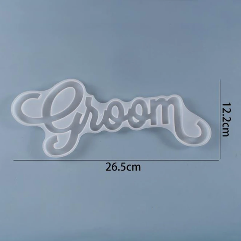 

1 Pc Letter Silicone Mold Letter Soft Mold For UV Resin Alphabet Groom Mold Epoxy Resin Art Supplies Resin Mold