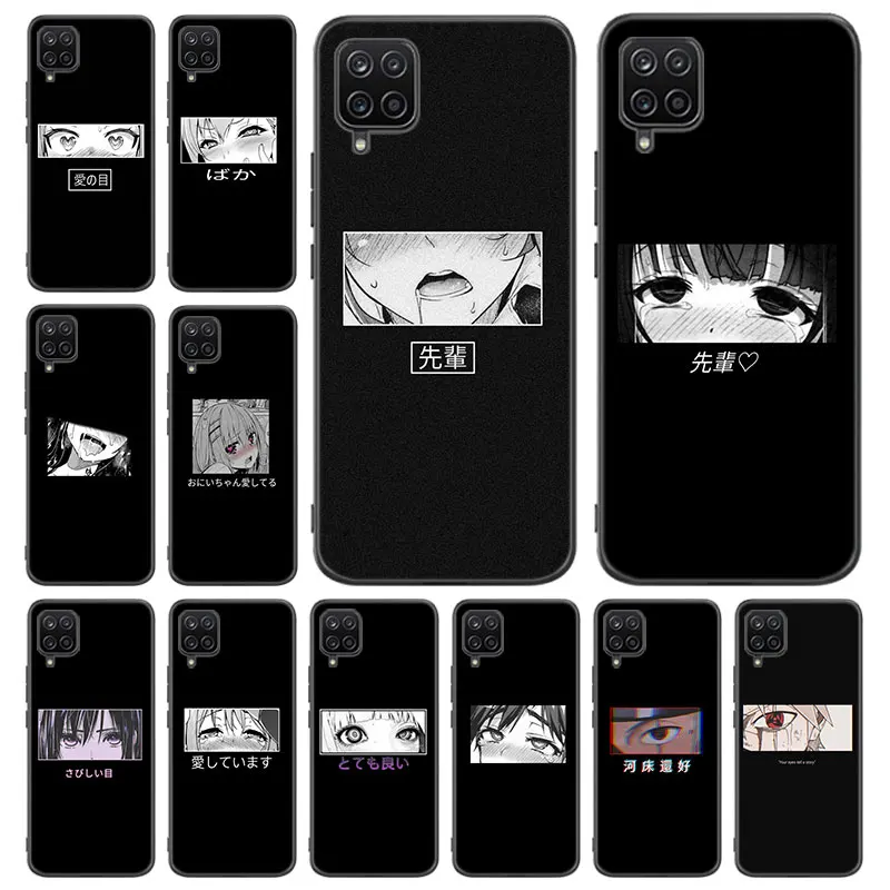 

LEWD Sad Japanese Anime Case For Samsung Galaxy A12 A22 A31 A32 A50 A51 A70 A71 A72 A11 A21S A02S A10S A20S A30S A52 S 5G Cover