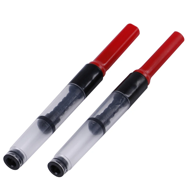 

1pc 6.5cm/2.56inch Universal Fountain Pen Black Red Ink Converter Pump Cartridges Refill Converter