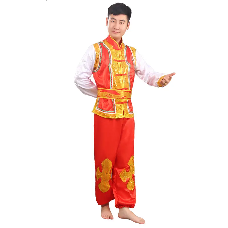 

New Drumming Costume Yangko Clothing National Men and Women Wear Dance Performance Costume Dragon Dance Lion Drum Team