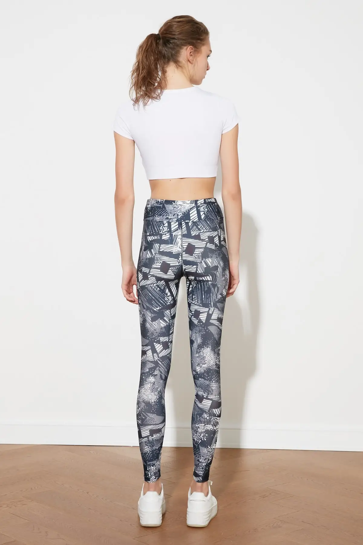 Леггинсы с рисунком для фитнеса TWOSS20TA0089 | Женская одежда