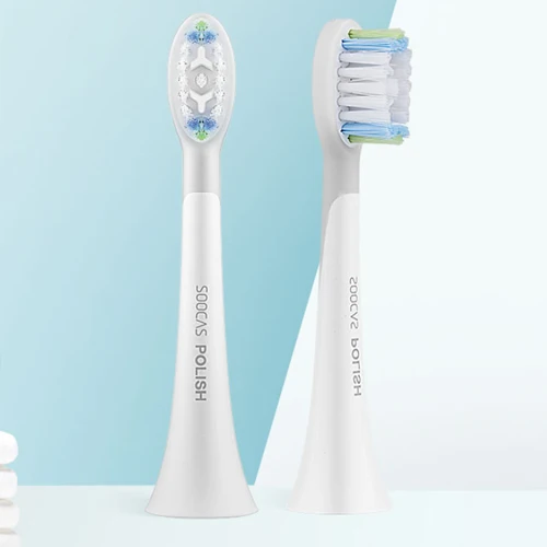 Polish White 2 шт Xiaomi Soocare Soocas X3 X3S Чистящая Щетка для зубной щетки сменные головки - Цвет: Polish White