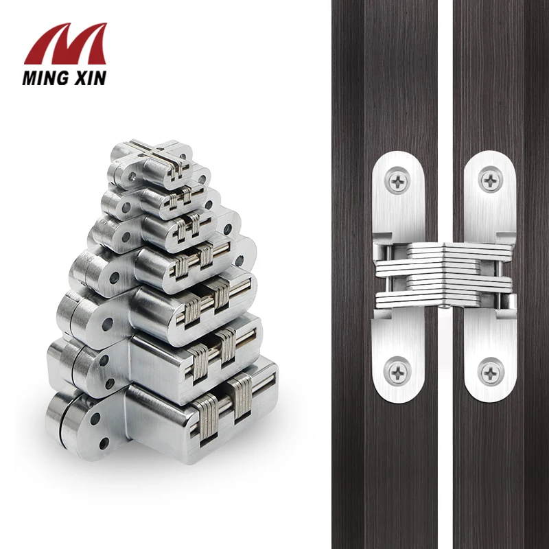 2 шт. 7 спецификаций нержавеющая сталь скрытый шарнир 304 бесшумный закрытый