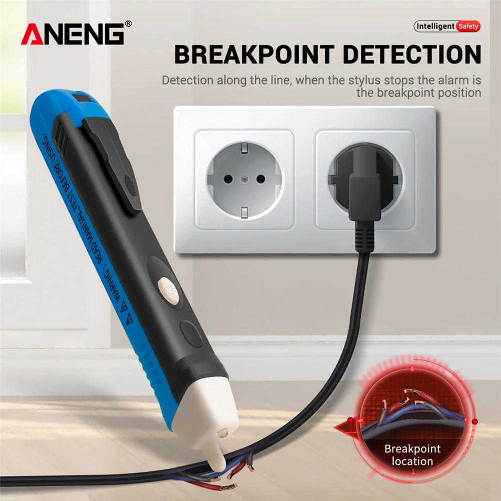 ANENG Non-contact induction test pencil AC110V 220V Voltmeter Voltage Probe Electricity Test Pen Power Detector Tester Socket |