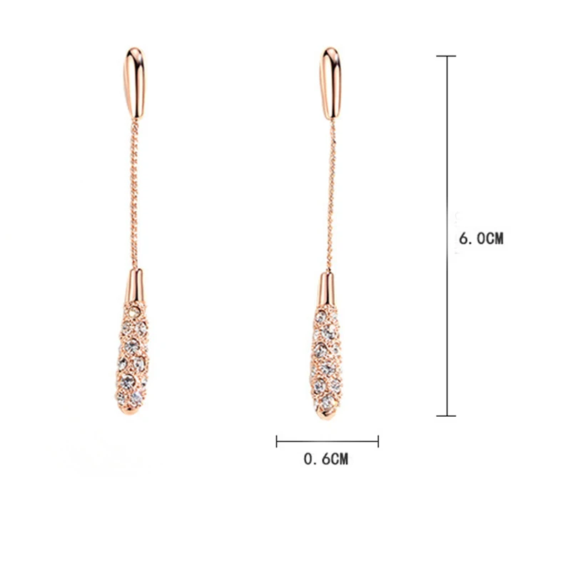 

Korean Long Tassel Drop Earrings For Women Trendy 2021 Fashion Geometric Dangle Earrings Jewelry Gifts Vintage