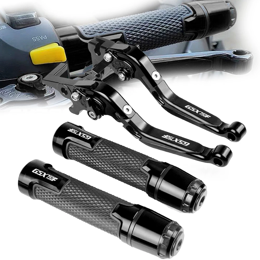 

For SUZUKI KATANA GSX750F 1989-2007 GSX 750 F Motorcycle Adjustable Folding Brake Clutch Lever Handle Grips
