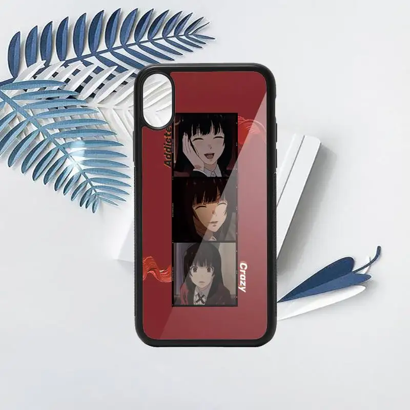 

Japanese Anime Kakegurui Jabami Yumeko Phone Case PC for iPhone 11 12 pro XS MAX 8 7 6 6S Plus X 5S SE 2020 XR