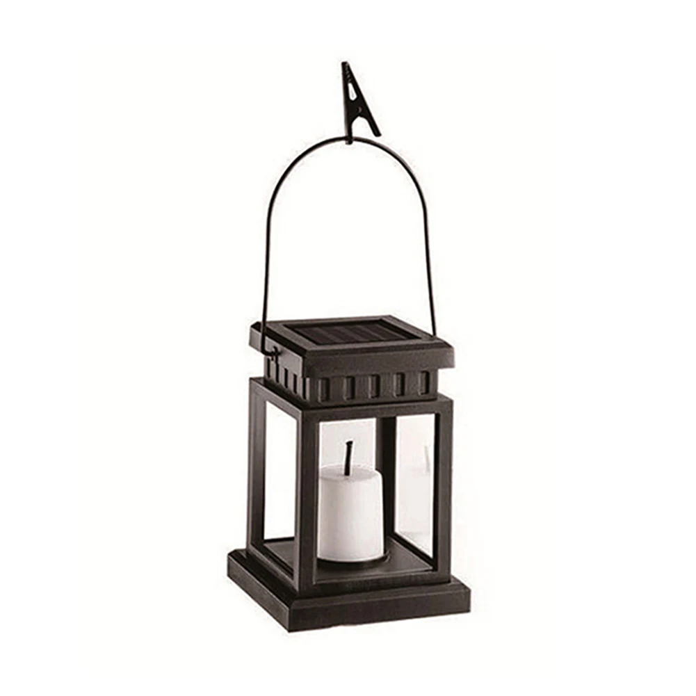 

Solar Powered Lamp Retro Lantern Candle Twinkle Light Waterproof Outdoor Garden Hanging Decoration Lantern 125x90x90mm