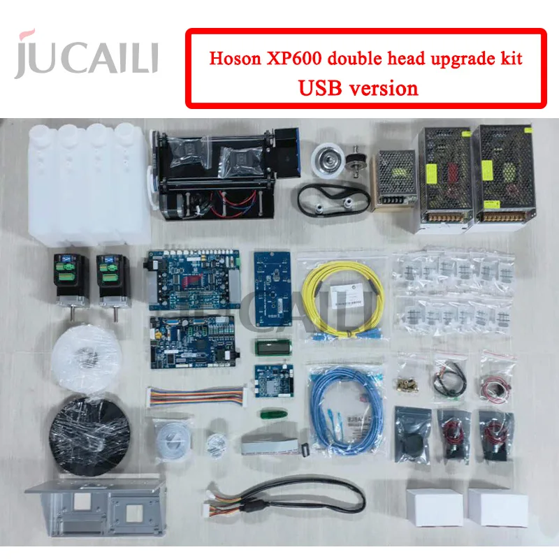 

Jucaili large format printer Hoson board kit for Epson dx5/dx7 convert to xp600 double head board USB upgrade kit whole set