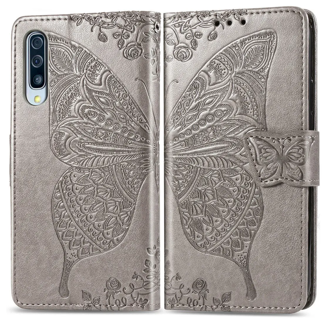 Чехол для Samsung Galaxy A80 A70 A60 A50 A40 A30 A20 A20E A10 M30 M20 M10 откидной кожаный чехол-кошелек с