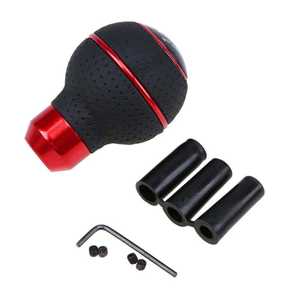 5 Скорость Кожаный Автомобильный брелок ручной Шестерни рукоятка рычага