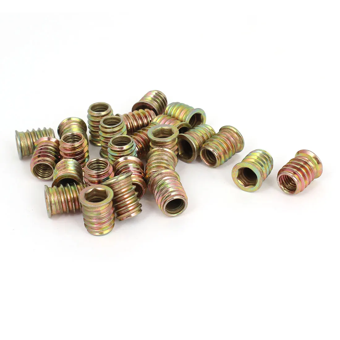 

uxcell 25 Pcs M13X14mm E-Nut Wood Insert Interface Screws Hexagonal Socket Nut Fittings