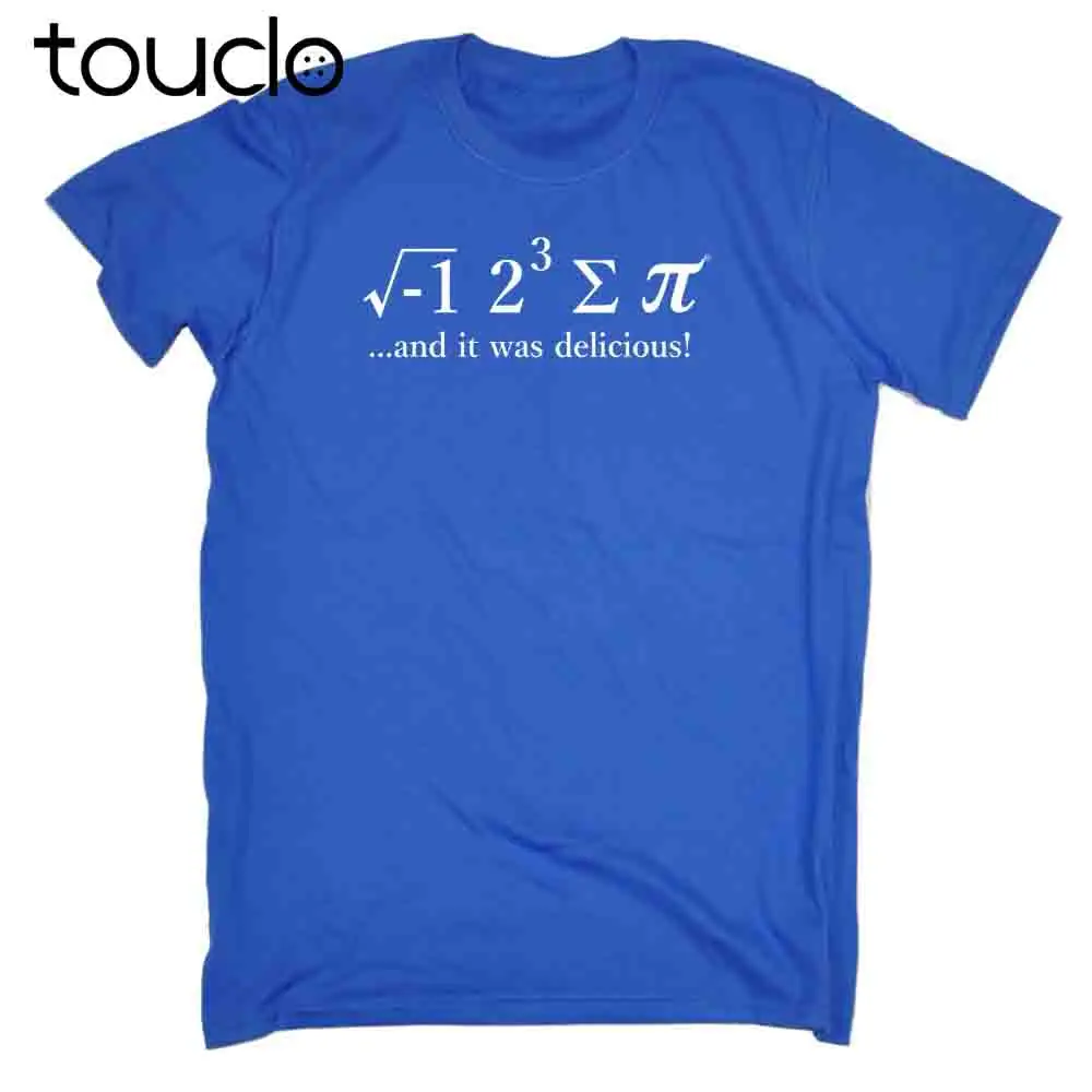 Молодежный круглый воротник индивидуальные футболки Для мужчин и съел пирог 8