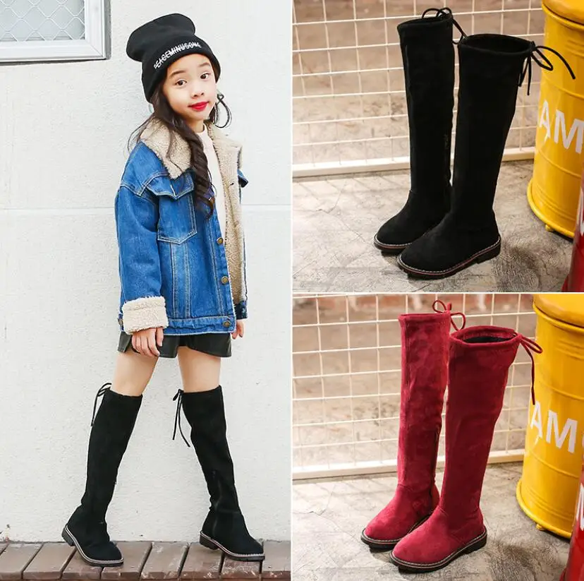 

Girls Knee High Boots Princess Children's High Boots 2022 Children's Tall Children's Shoes Sneakers
