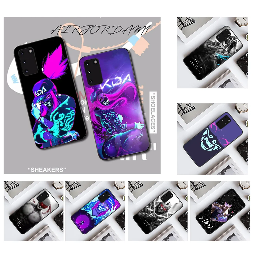 NBDRUICAI League of Legends KDA черный ТПУ мягкий чехол для телефона Samsung S20 plus Ultra S6 S7 edge S8 S9 S10