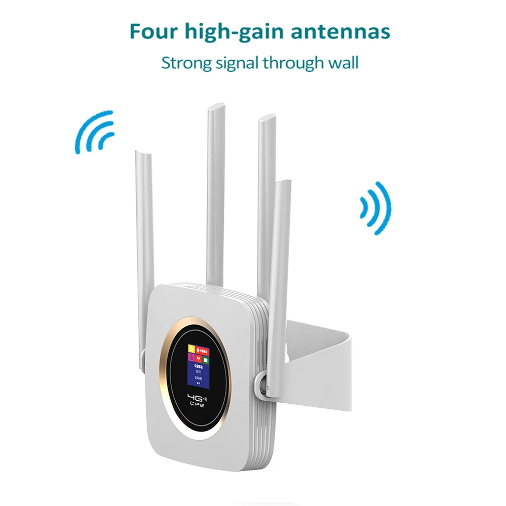 TianJie 4G Lte роутер Sim CPE 4G модем Мобильная точка доступа беспроводной Wifi широкополосный 4 Wifi антенна Ap Wi fi маршрутизатор вселенный шлюз