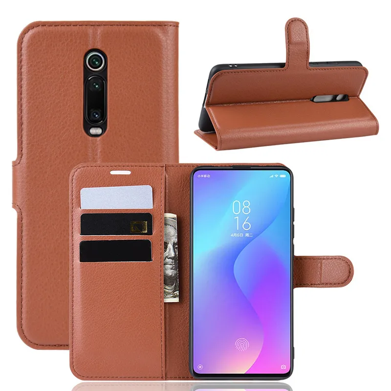 Для Xiaomi mi 9 T чехол Чехол Флип Роскошный кошелек Обложка на заднюю панель из