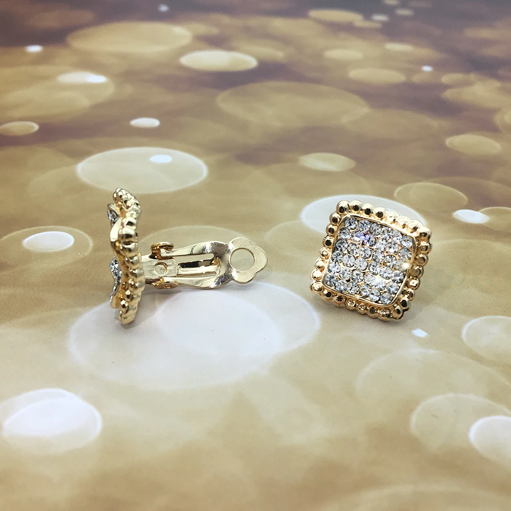 Европейские изысканные популярные серьги в форме ромба ювелирные изделия для