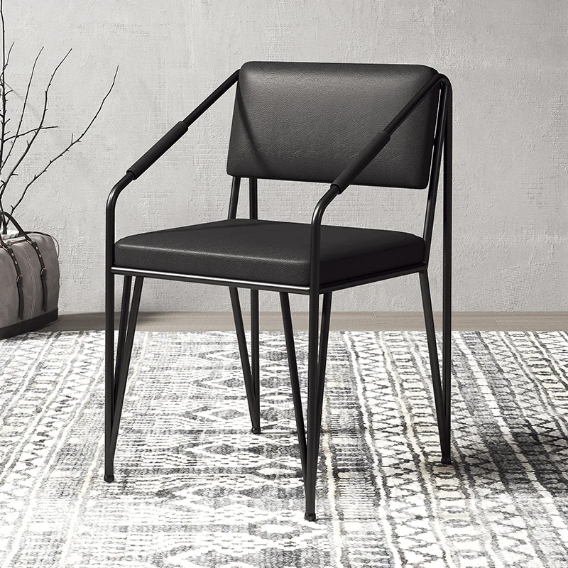 

Northern Europe Light Luxury Dining Chair Home Back Leisure Stool Restaurant Coffee Shop Computer Office Chair Net Red Chair Sim