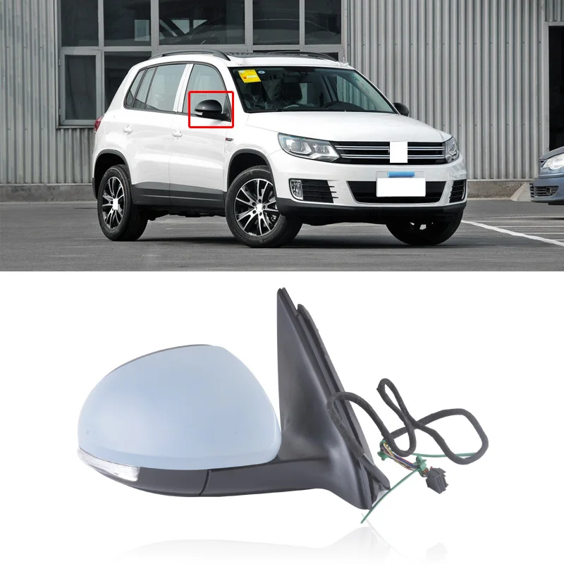 CAPQX 6/9/13 провод для VW Tiguan 2009 2017 внешнее зеркало заднего вида с Светодиодный