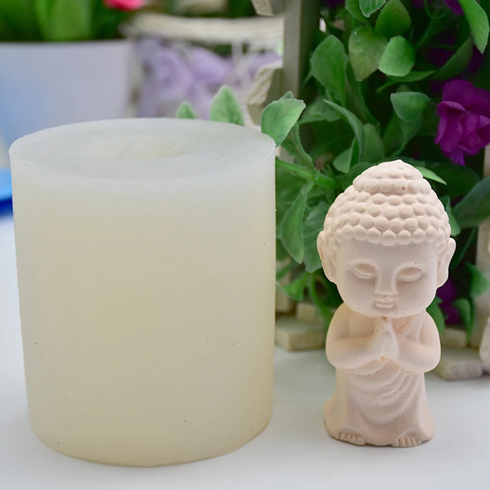 DIY силиконовые формы Будды торт Бог изготовление ручной Глины Ремесло цемента