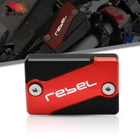 for honda rebel rebel 250 300 500 2017 2018 resel cnc accessories aluminum motorcycle redblack front brake fluid cap cover