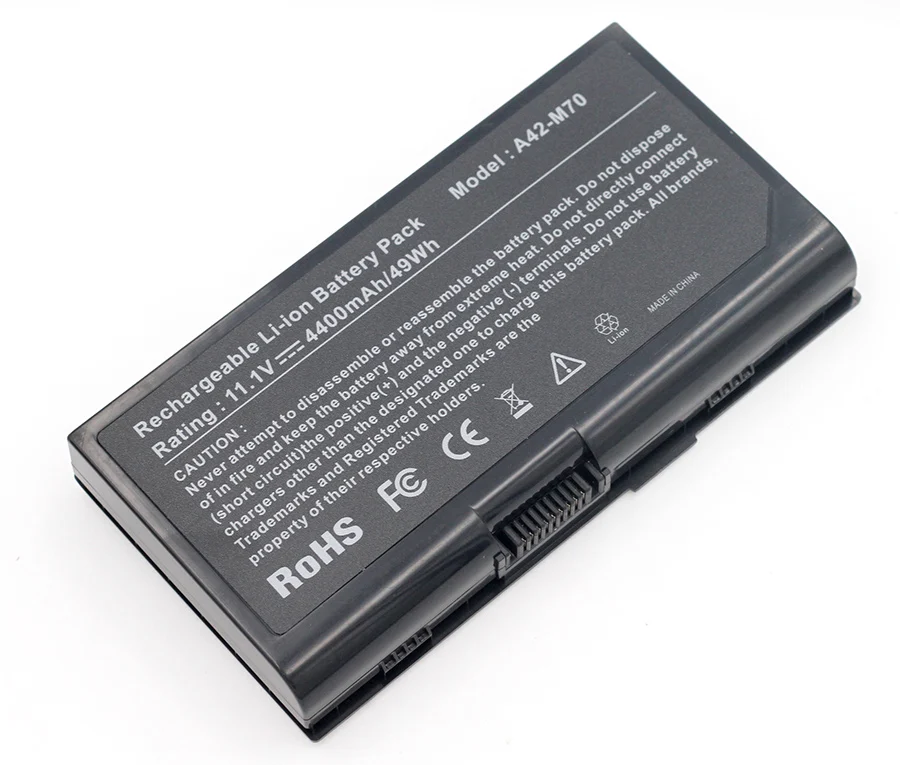 Golooloo Аккумулятор для ноутбука ASUS F70 F70S F70SL G71 G71G G71GX G71V G71VG G72 G72G G72GX G72V A32 M70 L0690LC