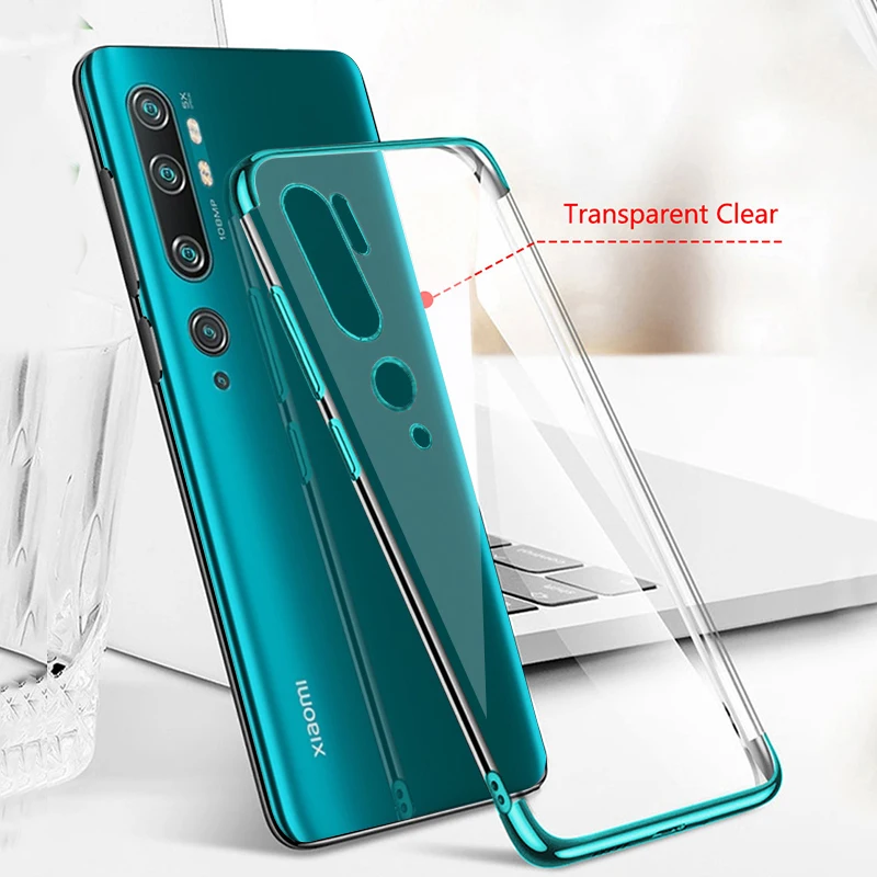 Чехол для телефона для Xiaomi Mi Note 10 чехол бампер силиконовый задний Прозрачный чехол для Xiaomi Mi CC9 Pro Note 10 Pro Чехол для глобальной версии