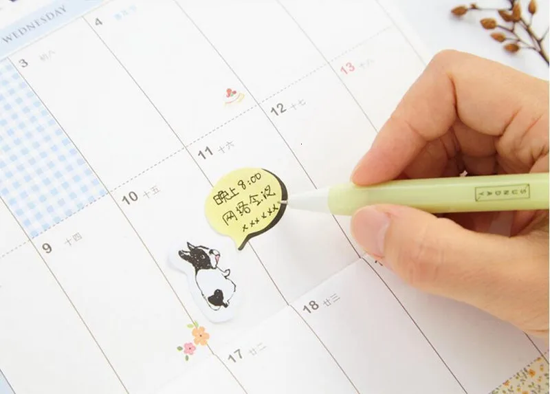 1 шт. kawaii Наклейки С КАКТУСОМ блокнот для заметок планировщик Липкие заметки милый блокнот школьные канцелярские принадлежности наклейка подарок 01945