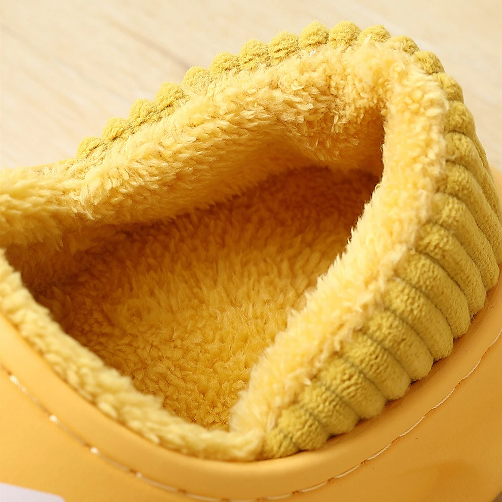 Зимние водонепроницаемые домашние меховые тапочки для женщин супер-спальня из