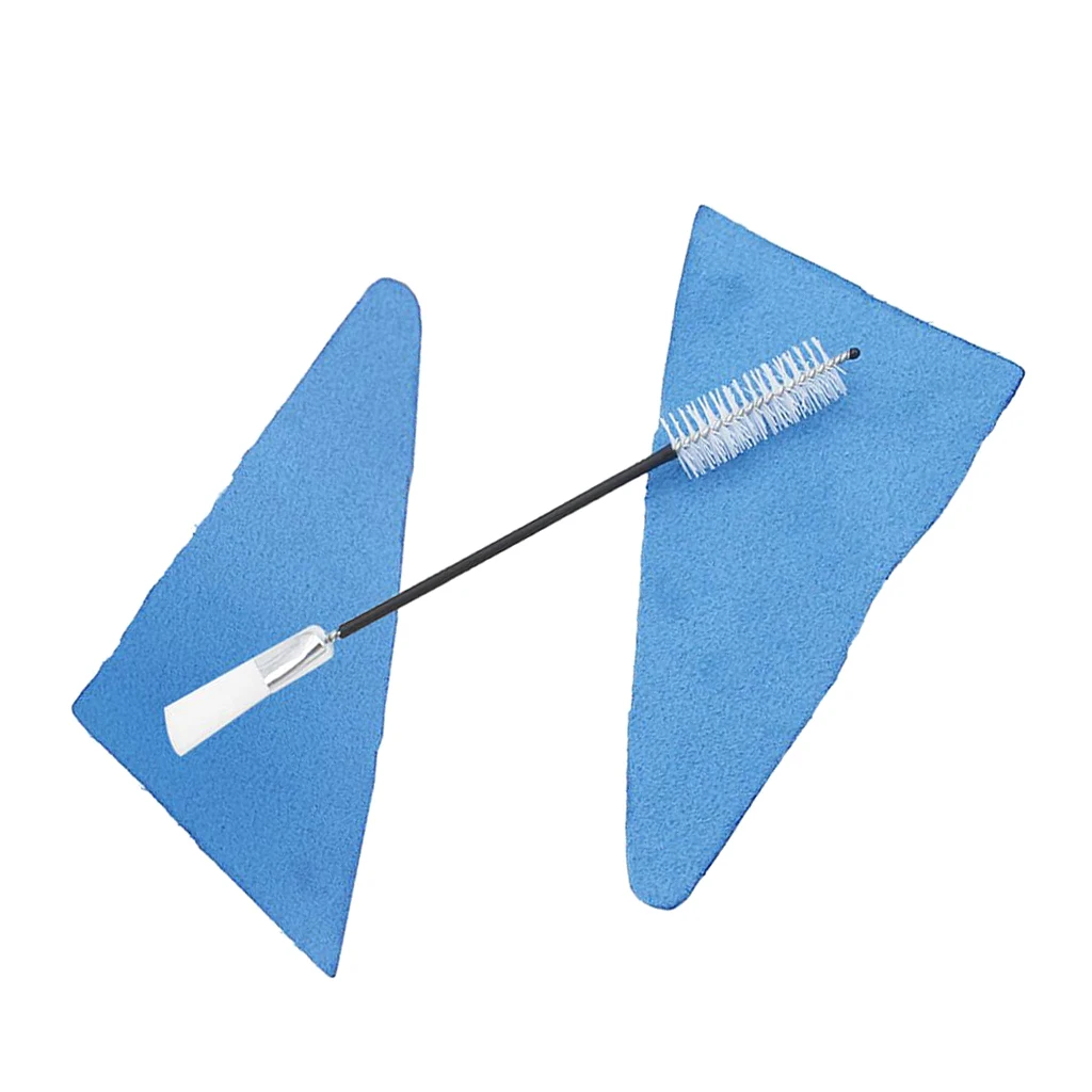 

2pcs/set Clarinet Saxohone Cleaning Cloth Swab For Wind Woodwind Instrument