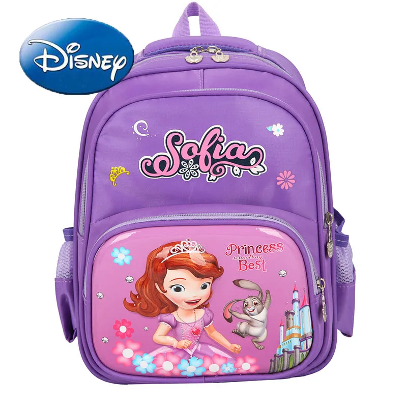 Большой Вместительный рюкзак Disney Холодное сердце женская сумка на плечо Софии