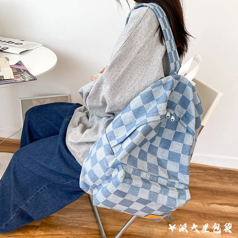 

Женская Холщовая Сумка в клетку, рюкзак, Женский школьный рюкзак, школьные сумки для девочек-подростков, Mochilas Feminina, рюкзак