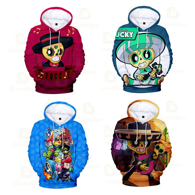 

Shooter Boys Girls 3D PRIMO MORTIS Thin Hoodie Crow Spike Leon Shelly Hoodie Kids Game Anime Star Hoodie Birthday Gift