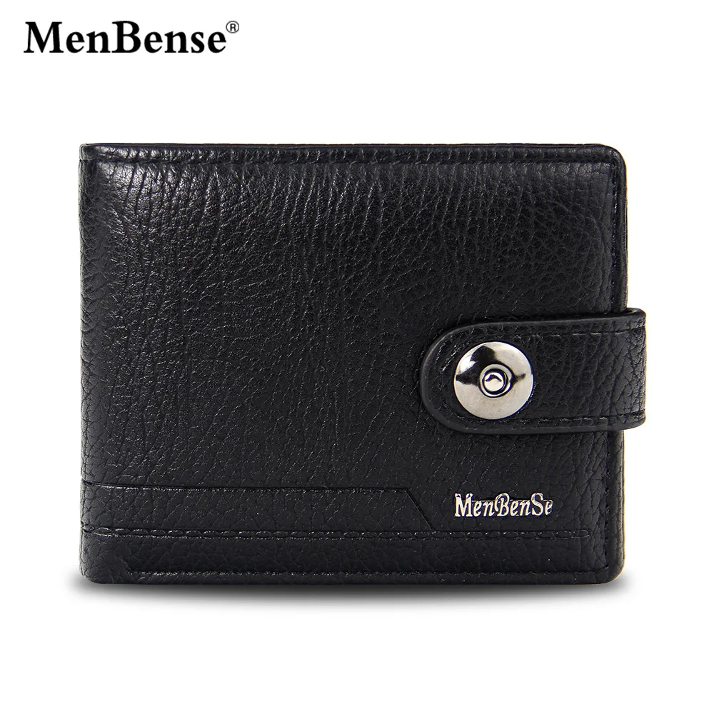 Деловой мужской короткий кошелек для монет из искусственной кожи Модный Большой