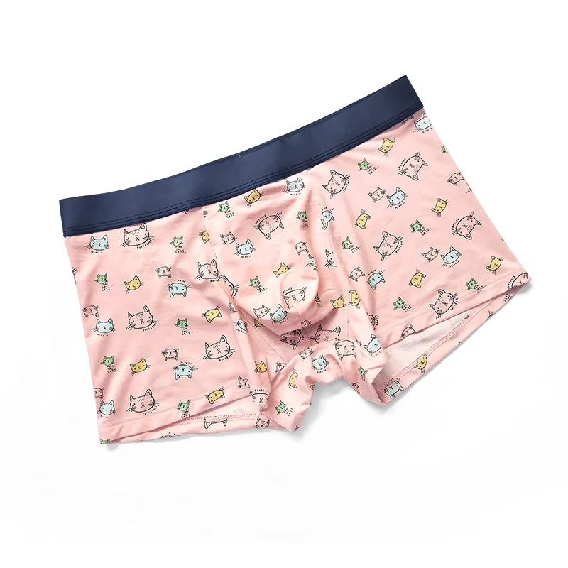 Трусы-боксеры мужские хлопковые эластичные со средней талией | Мужская одежда