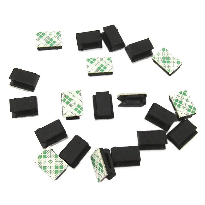 

20 шт., автомобильные самоклеящиеся фиксирующиеся зажимы