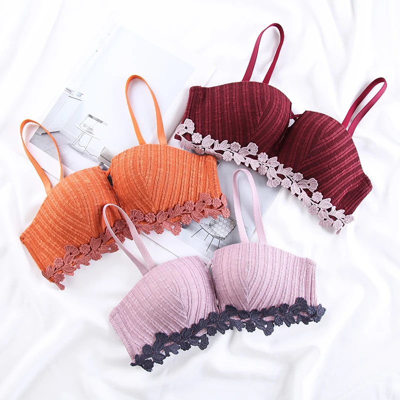 

Fashion Push Up Women Bra Breathable Comfortable Tops No Wire Female Underwear bralette lingerie