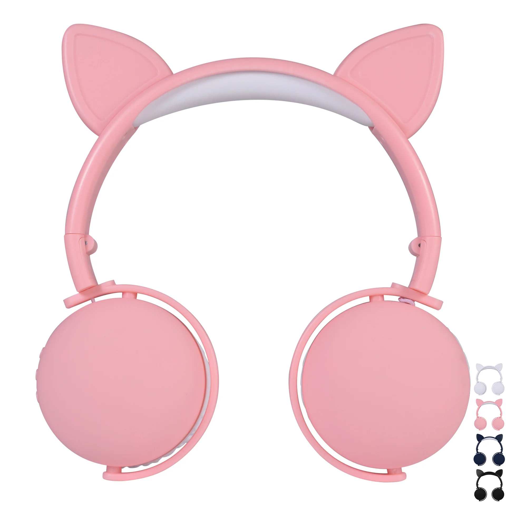 Милые кошачьи ушки Беспроводная bluetooth гарнитура с микрофоном для девочек детские