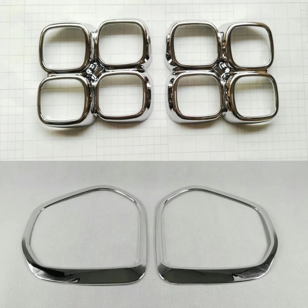 ABS хромированный передние противотуманные фары светильник накладка туман светильник Рамка светильника Стикеры внешние аксессуары для Kia Sportage 4 QL 2016 2017 2018