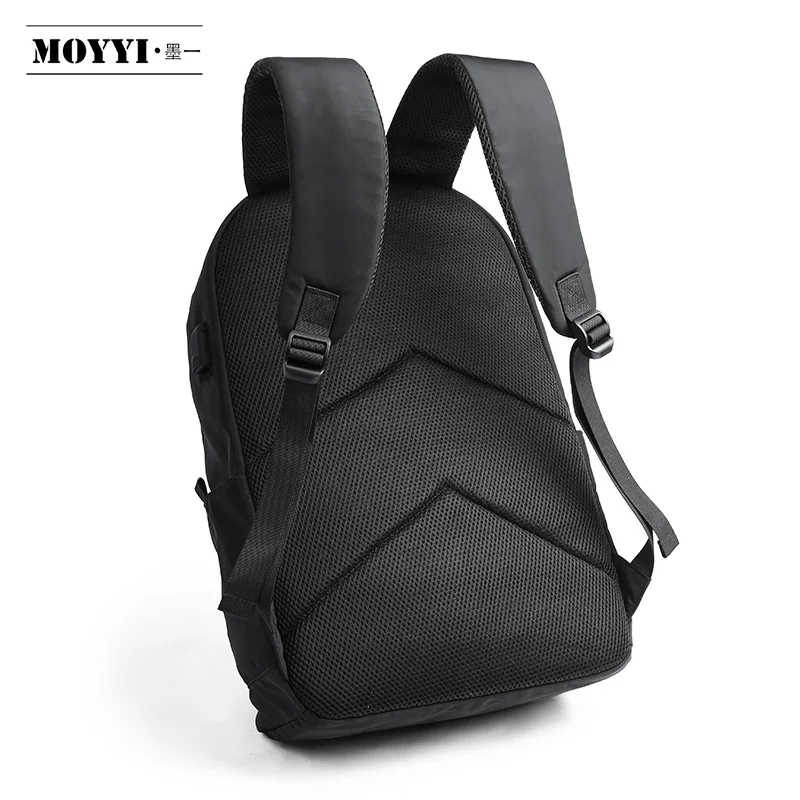 MOYYI рюкзак с зарядкой через usb, школьные сумки для 15,6 дюймового ноутбука, мужские рюкзаки высокого качества с карманами из ткани Оксфорд по выгодной цене